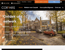 Tablet Screenshot of corparis.nl